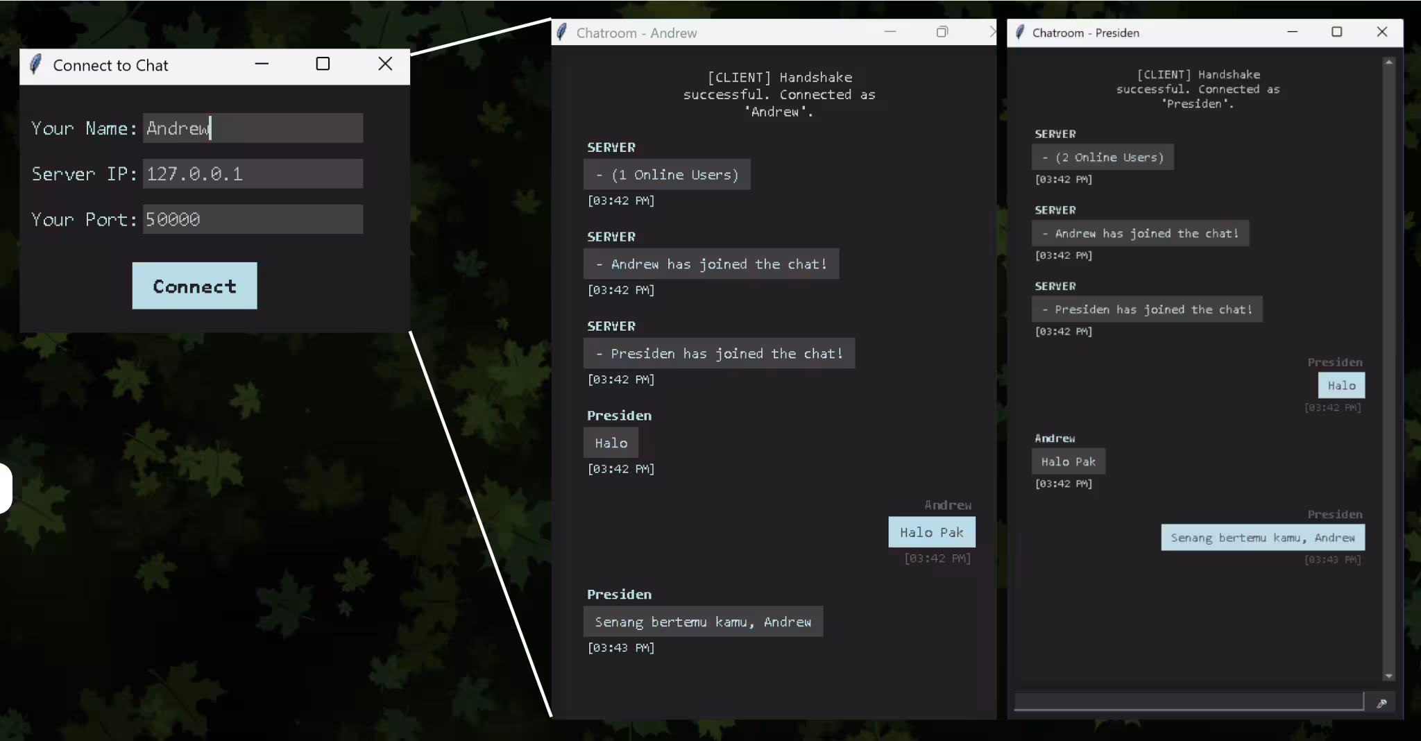 Dotkom - Chat TCP over UDP thumbnail